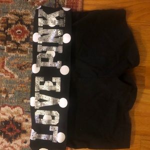 Victoria’s Secret PINK fold over yoga shorts